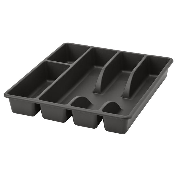 SMÄCKER, Cutlery tray, anthracite, 31x26 cm
