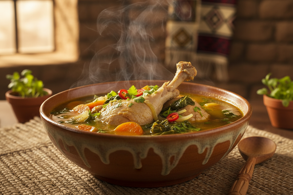 Tanzania with our Local Chicken Soup, crafted using traditional recipes and fresh, locally sourced ingredient