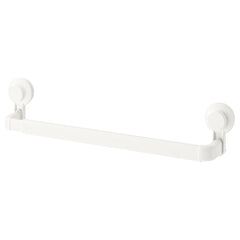 TISKEN, Towel rack with suction cup, white