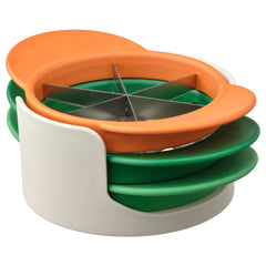 UPPFYLLD, Fruit cutter, set of 4, mixed colours
