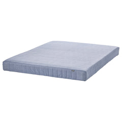 VADSÖ, Sprung mattress, firm/light blue, Standard Double