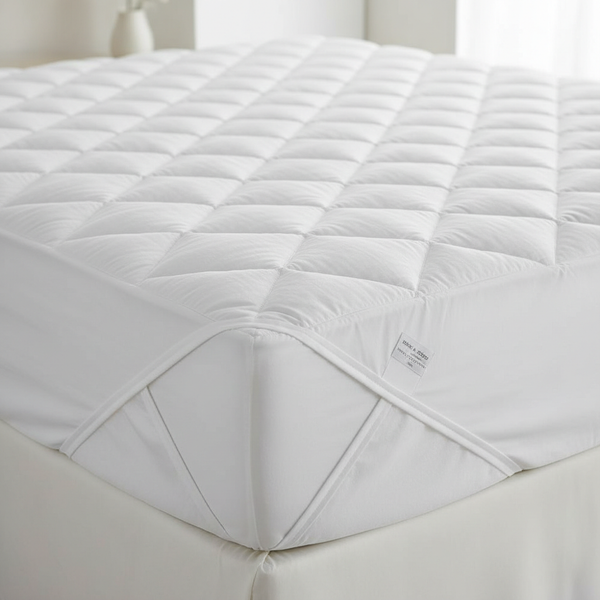 Waterproof Mattress Protector  200 x 200cm  Quilted Pad  Extra Deep