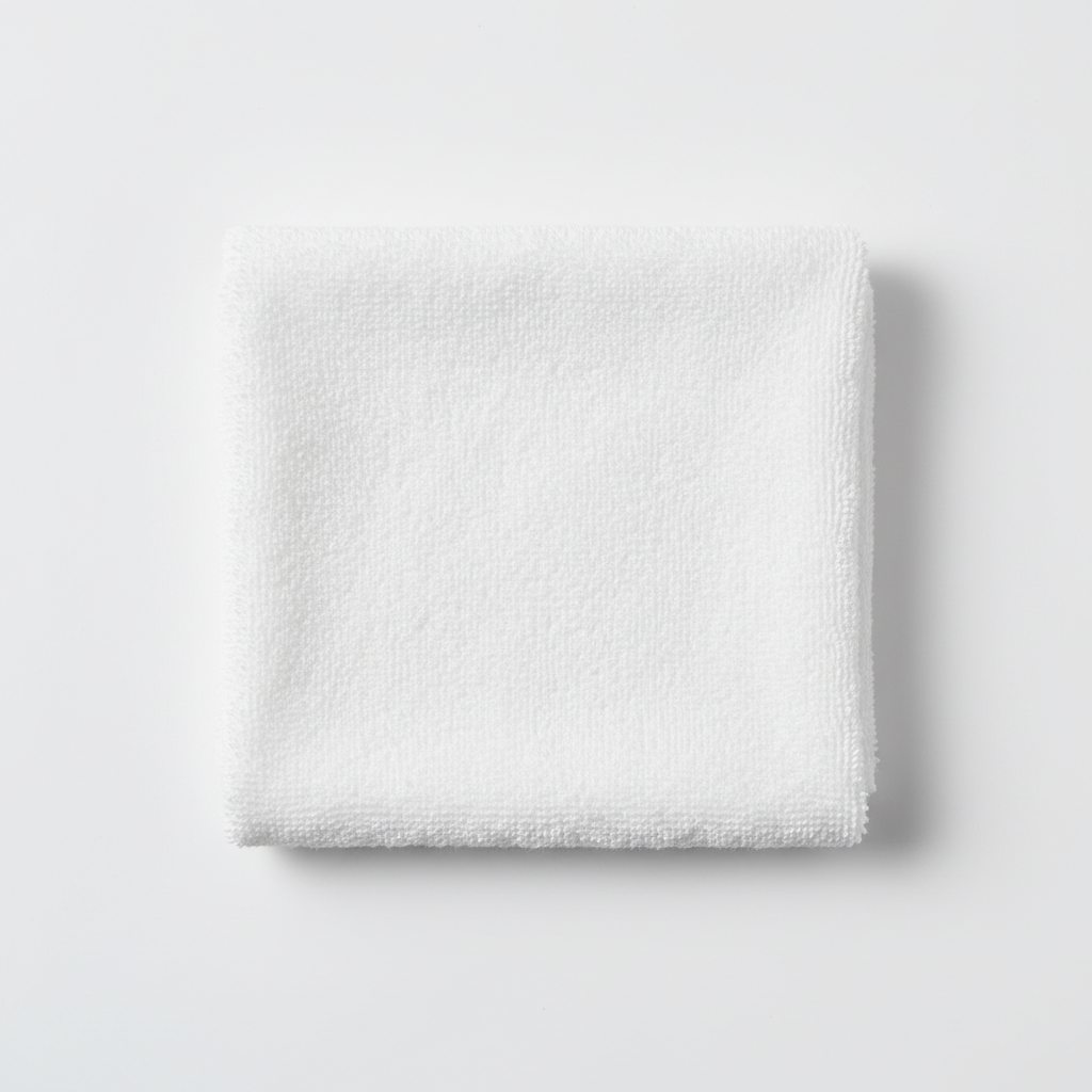 white Face Towel 600GSM 33 x 33cm 100% Combed Cotton
