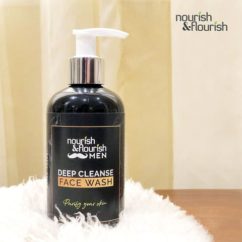 Nourish & Flourish Men Deep Cleanse Face Wash