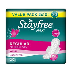 Sanitary Pads - Stayfree Maxi Regular Unscented 8 pads