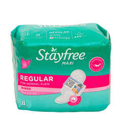 Sanitary Pads - Stayfree Maxi Regular Scented 8 pads