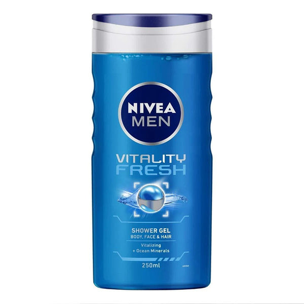 Shower Gel - Nivea Men Vitality Fresh Shower Gel 250ml