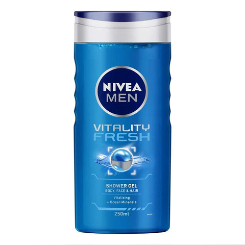 Shower Gel - Nivea Men Vitality Fresh Shower Gel 250ml