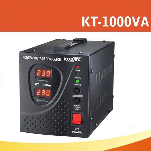 Kodtec Voltage Regulator Stabilizer 1000W KT-1000VA – Fumba Store