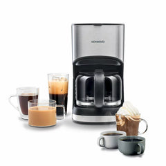 Kenwood Coffee Maker Up To 12 Cup Coffee Maker For Drip Coffee And Americano 900W 40 Min Auto Shut Off, REUSable Filter, Anti Drip Feature, Warming Plate And Easy To Clean CMM10.000BM
