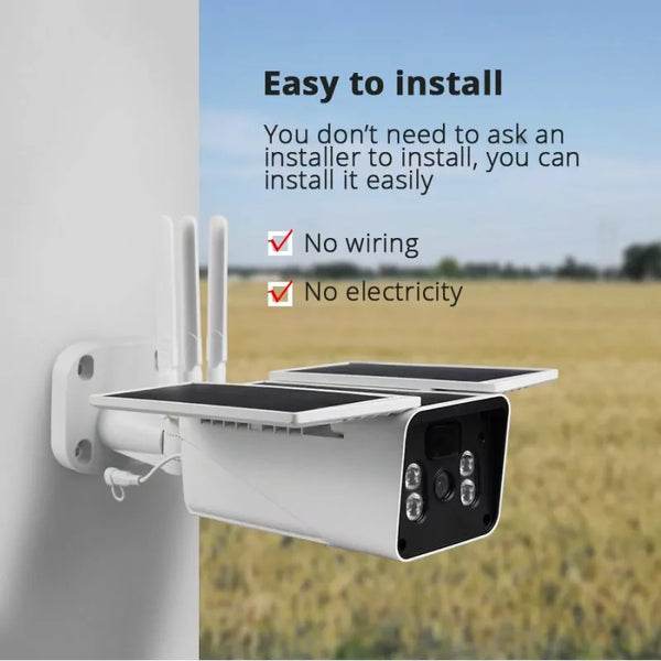 Tuya Smartlife Wireless Outdoor Camera with Battery + Solar Panel 1080p