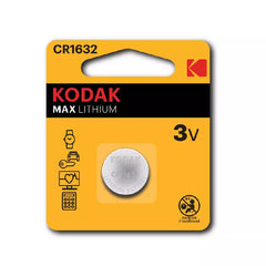 Kodak Lithium Battery 3V 1632 5's Pack of 12 KCR1632