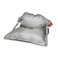 Fatboy Buggle-up Bean Bag Chair - Large Bean Bags for Adult & Kids - Giant Beanbag - Big Bean Bag Couch - Bean Bag Filling Included - For Indoor Use - 185 x 137 cm - Light grey