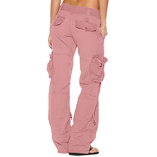 FunAloe Baggy Trousers Women Petite Joggers for Women Hippie Trousers for Women Combat Trousers Hiking Trousers Long Straight Wide Leg Pants Parachute Pants for Women Cargos Women