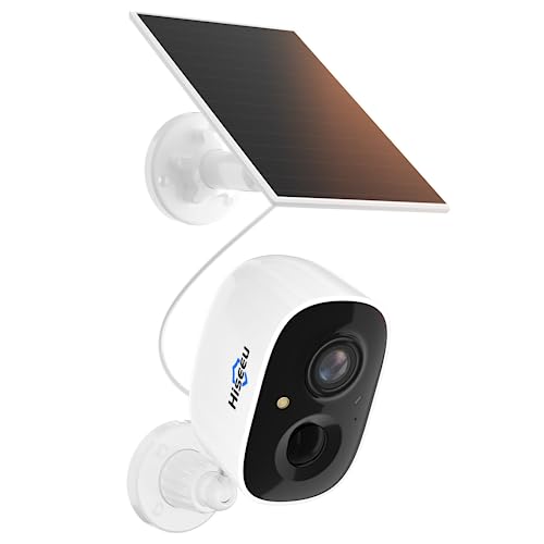 Hiseeu 【Cloud Storage】 3MP Wireless Solar Security Camera