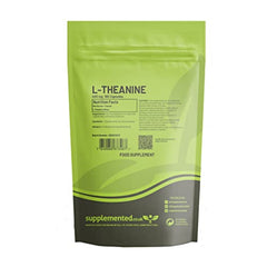 Supplemented.co.uk L-Theanine 400mg 180 Capsules High Strength Nootropic