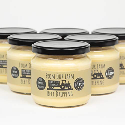From Our Farm Grass Fed Beef Dripping - 100% British Beef (Single Jar 285g)