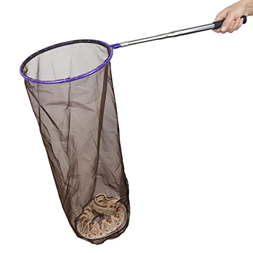 Snake Catcher Net Telescopic Pole for Reptile Grabber Rattle Snake Mov ...