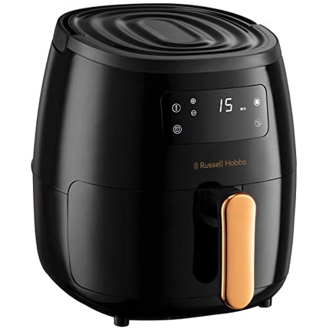 Russell Hobbs 26510 SatisFry Large Digital Air Fryer, Energy Saving Airfryer with 7 Functions inc Air Fry, Bake and Roast, 5 Litre Capacity, Black