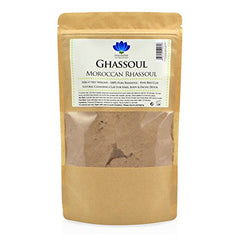 Rhassoul Clay - Detox, Hair & Face Mask for Deep Pore Cleansing - 500g - Ultra Pure Moroccan Ghassoul Lava Clay Powder