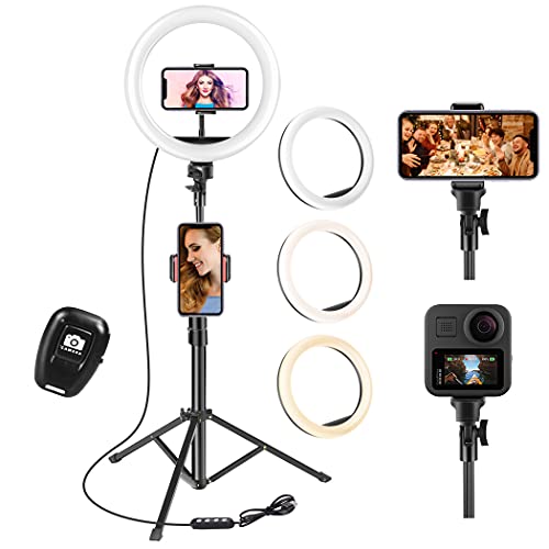 GOCIO 10 Inches Large LED Ring Light for YouTube, Instagram, Makeup,  Taka-Tak & Reels Ring Flash - Price History
