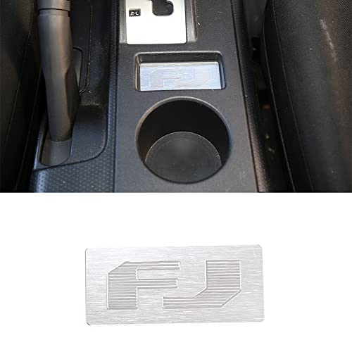 Hgcar Car Aluminum Alloy Center Console Gear Shift Panel Cover Decorative Trim for FJ Cruiser 2007-2021