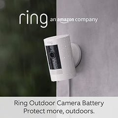 Ring Outdoor Camera Plug-In (Stick Up Cam) | HD outdoor Security Camera with 1080p video, Two-Way Talk, Wifi, Works with Alexa | alternative to CCTV system | 30-day free trial of Ring Protect