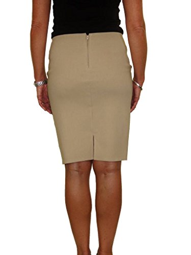 Women's Stretch Smart Casual Bodycon Pencil Skirt Ladies Above