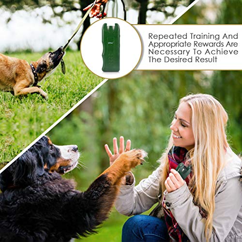 Anti Barking Device, Stop Barking Device with Three-In-One Charging Device and Ultrasonic Barking Deterrent, Handheld Ultrasonic Barking Control Device for Indoor and Outdoor Safety