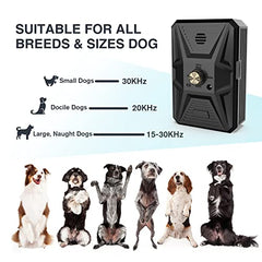 Anti Barking Device, 3 Frequencies Dog Deterrent Devices, 33Ft Ultrasonic Stop Deterrent Anti Barking, Rechargeable Pet Gentle Dog Bark Control Device Training Tool for Big Small Dogs Indoor Outdoor