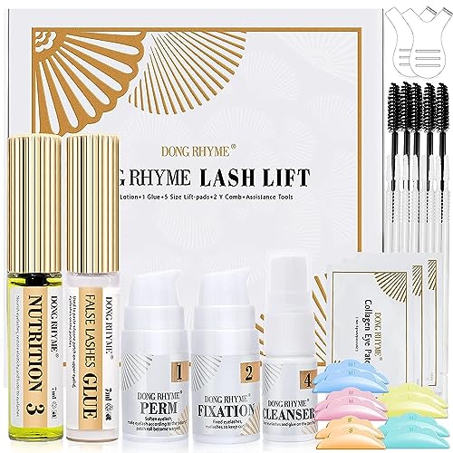 2023 Upgraded Lash Lift Kit, Eyelash Perming Kit Eyelash Lamination Kit Lash Curling Perming Professional Lash Lift Extensions Suitable at Home and Salon