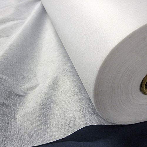 Marent Brand White Lightweight Fusible Iron On Premium Interfacing Fabric 90cm Wide (Per Metre)