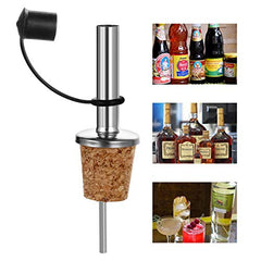 Incutex 5x Bottle Spout Pourer Cork with Closure Freeflow Wine Oil Spirit Pourer