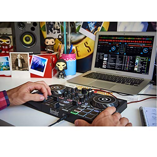 Hercules DJControl Inpulse 200 – DJ controller - 2 tracks with 8 pads and sound card