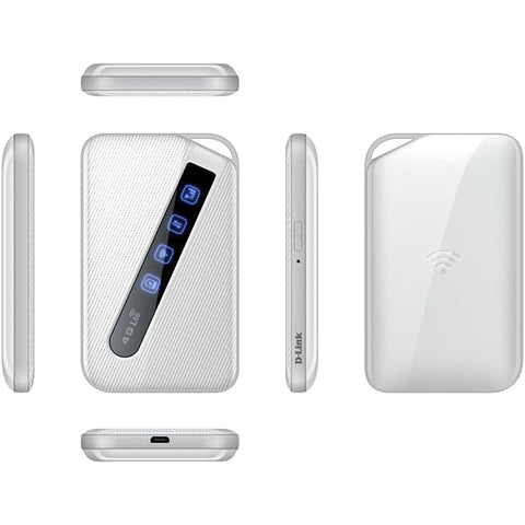 D-Link 4G/LTE Portable Mobile Router with 3000mAh Battery, 150 Mbps Speed DWR-930M