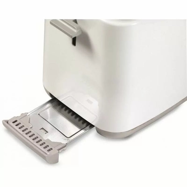 Kenwood Toaster 760W Toaster 2 Slice Bread Toaster with Integrated Bun Warmer, Adjustable Browning Control, Removable Crumb Tray for Easier Cleaning, Automatic Pop Up & Cancel Function TCP01