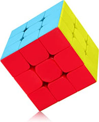 ROXENDA Speed Cube Profession 3X3 Fast Cube - Fast Smooth Turning - Solid Durable & Stickerless Frosted, Best 3D Puzzle Magic Toy - Turns Quicker Than Origina