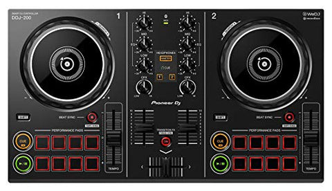 Pioneer DJ DDJ-200 Smart DJ Controller, Black