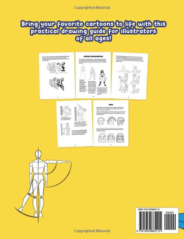 How to Draw Cartoons for Beginners: The Ultimate Drawing Guide for Kid ...