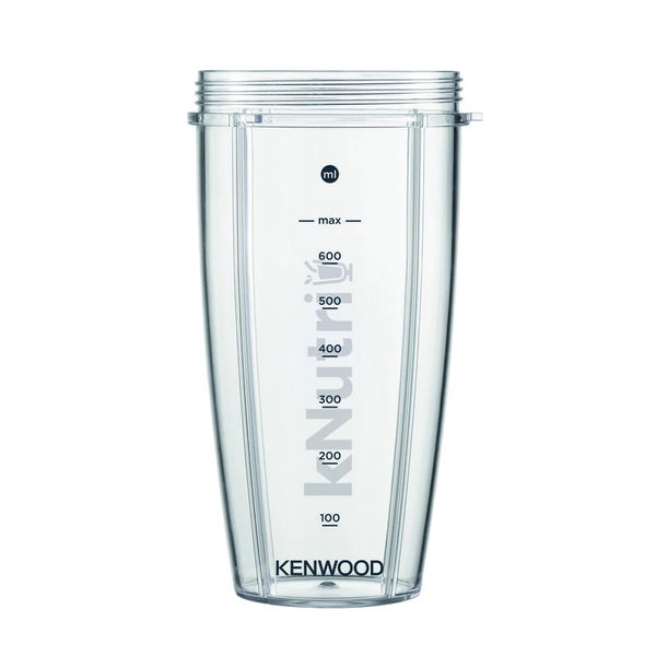 Kenwood Personal Blender 600W Smoothie Blender/Smoothie Maker 600W with 2 x 700ml & 600ml Tritan Smoothie2Go Bottle and Lid, Ice Crush Function BSP70.180SL