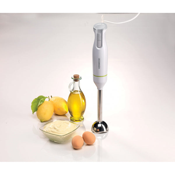 Kenwood Hand Blender Metal Wand 600W Stick with Graduated Beaker, Turbo Function, Removable for Easy Cleaning HBM02.001WH