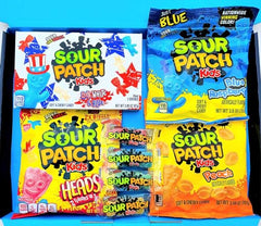 SOUR PATCH American Candy Gift Box | VEGAN HALAL | LARGE Packs | Birthday Christmas | Weight = 500g | BY CANDYPLANET