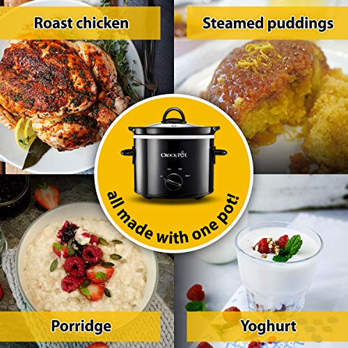 Crockpot Slow Cooker Removable Easy-Clean Ceramic Bowl L