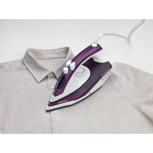 Kenwood Steam Iron 2000Watts, 250Ml Capacity, Non Stick Sole Plate, Power 18/120G, STP40.000WP