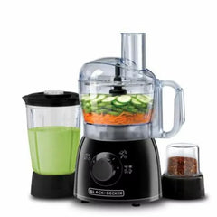 Black & Decker Food Processor 29 Function with Blender & Grinder 400W Black KR42-B5