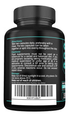 Magnesium Glycinate Supplements & Vitamin B6 - 120 High Strength Capsules - 1500mg of Magnesium Providing 315mg Elemental Magnesium (Bisglycinate) - Pure Active Ingredient