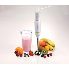 Kenwood Hand Blender Metal Wand 600W Stick with Graduated Beaker, Turbo Function, Removable for Easy Cleaning HBM02.001WH