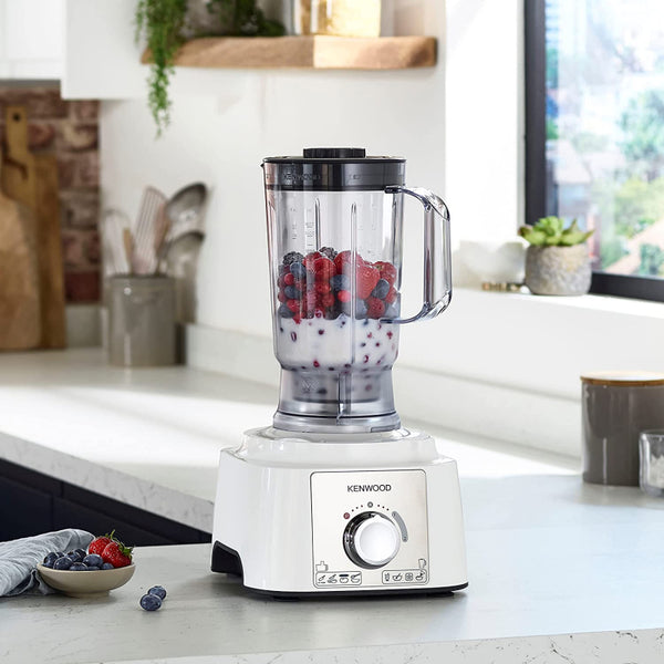 Kenwood Food Processor 1000W Multi-Functional With 3 Stainless Steel Disks, Blender, Grinder Mill, Juicer Extractor, Whisk, Dough Maker, Citrus Juicer FDP65.750WH