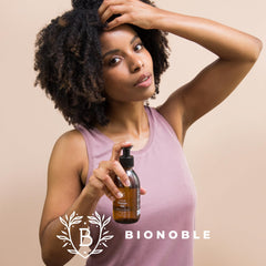 Bionoble Organic Castor Oil 500ml - 100% Pure, Natural and Cold Pressed - Lashes, Eyebrows, Body, Hair, Beard, Nails - Vegan and Cruelty Free - Glass Bottle + Pump