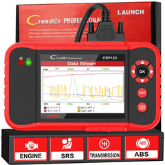 LAUNCH CRP123 OBD2 Scanner 2024 Newest Elite Code Reader Engine/ABS/SRS/Transmission Car Diagnostic Tool, ABS Code Reader, SRS Scan Tool, Check Engine Code Reader, Lifetime Free Update Scan Tool